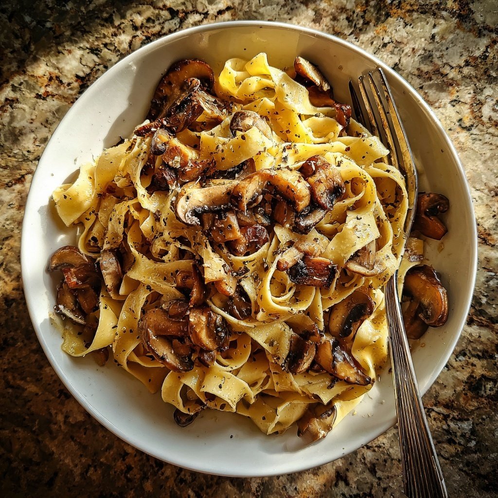 Romantic Mushroom Tagliatelle