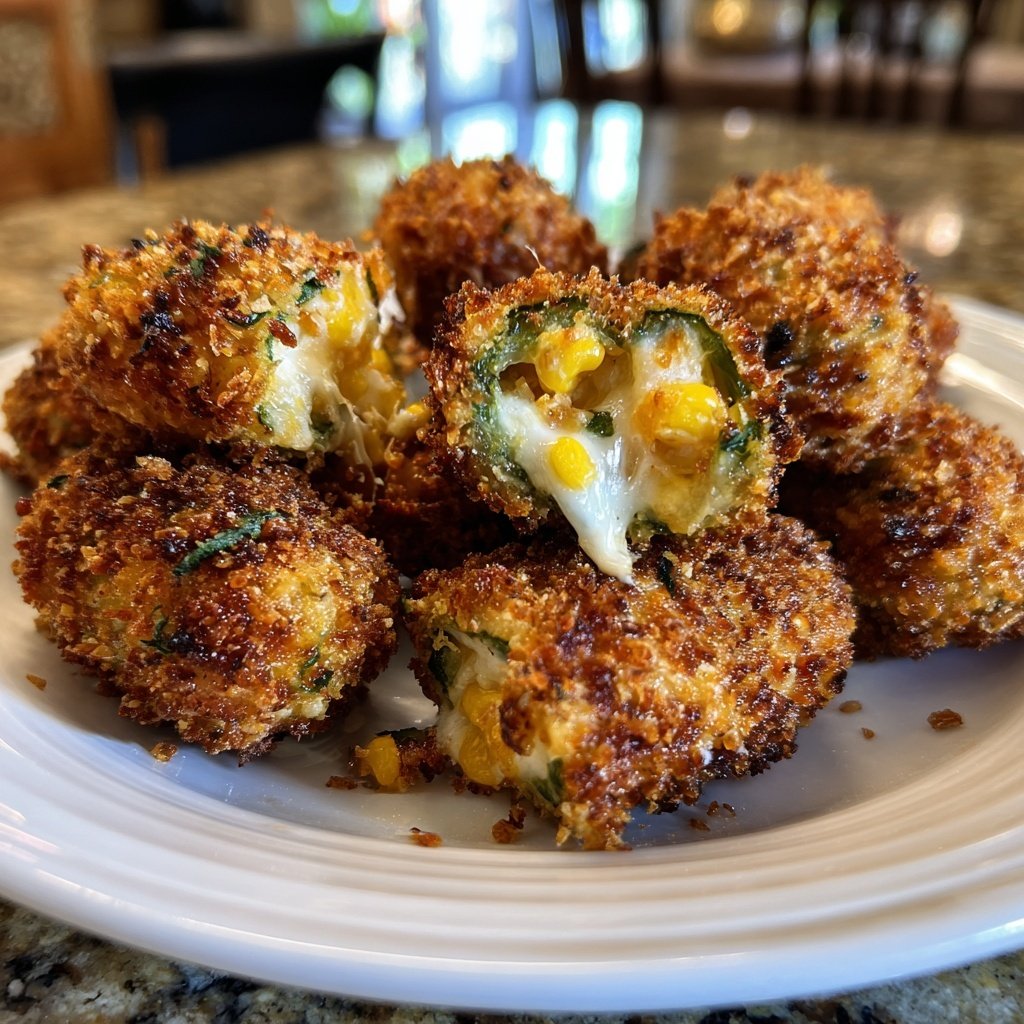 Jalapeno Poppers Stuffed with Corn