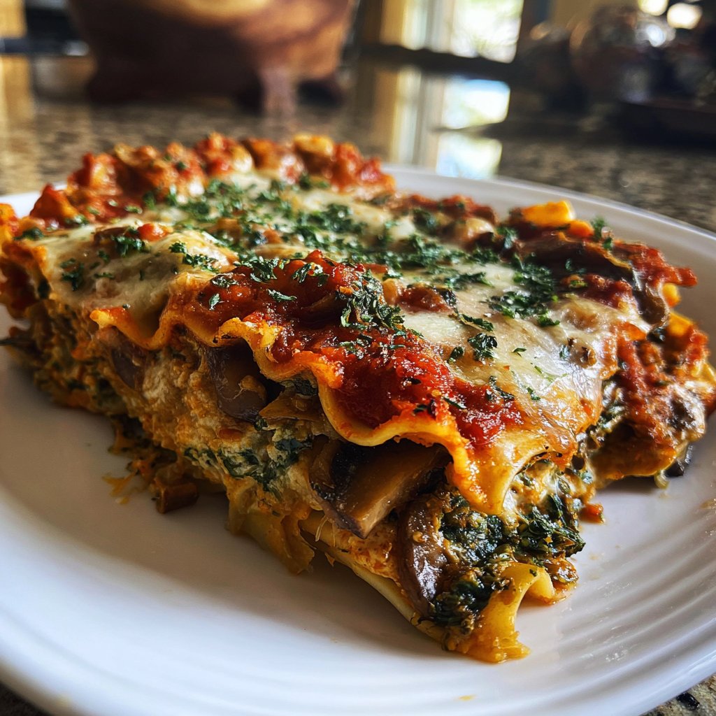 Sunday Slow Baked Vegetable Lasagna