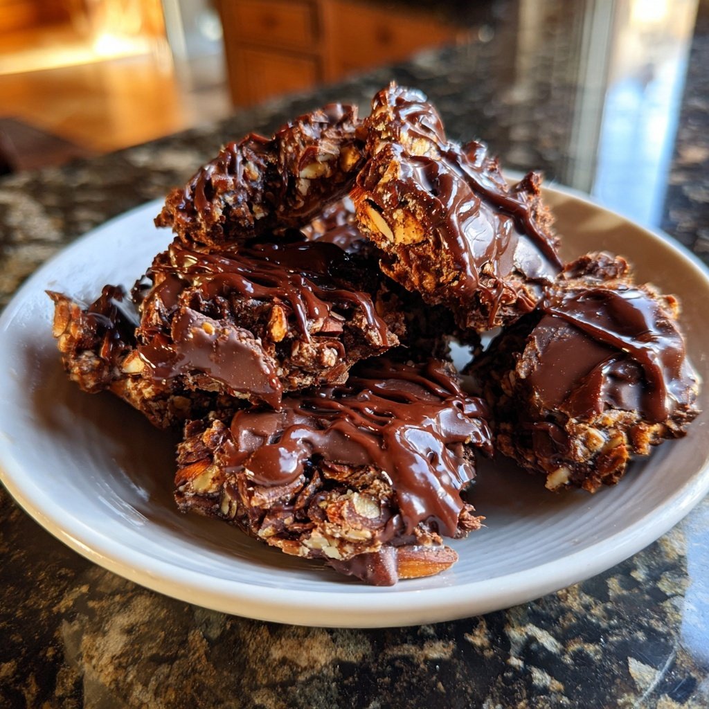 Chocolate Almond Clusters