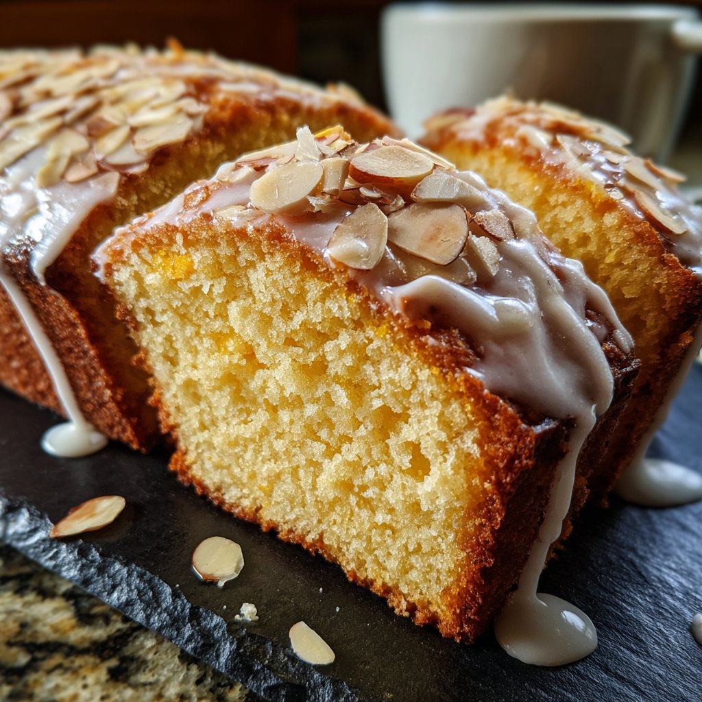 Vanilla Almond Yogurt Cake