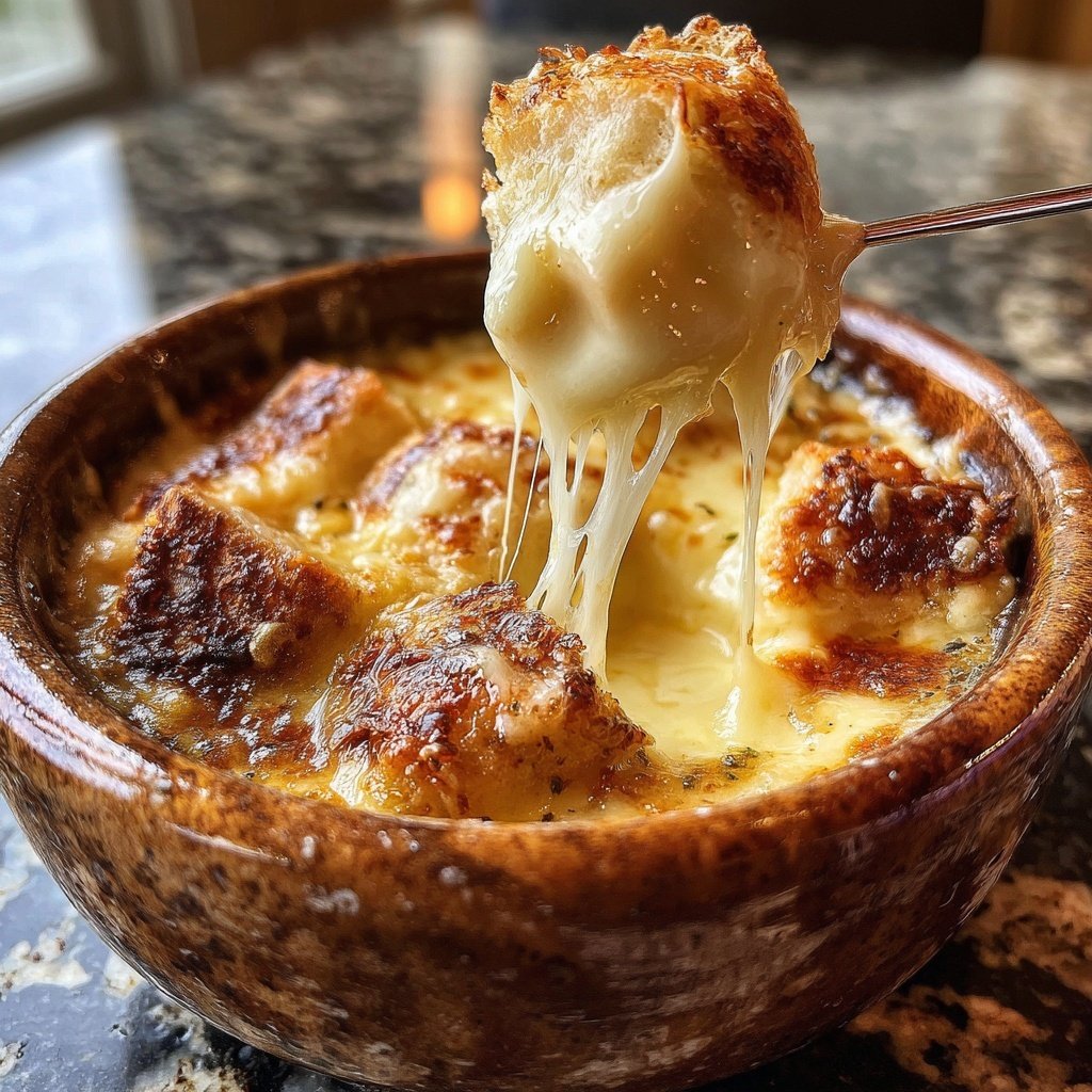 Fondue with Smoked Cheese