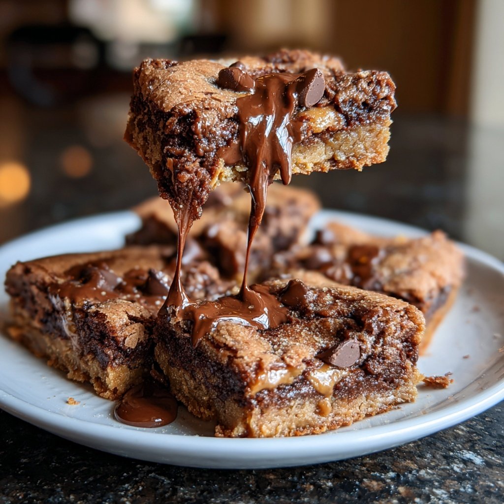 Cottage Cheese Brownies with Almond Butter