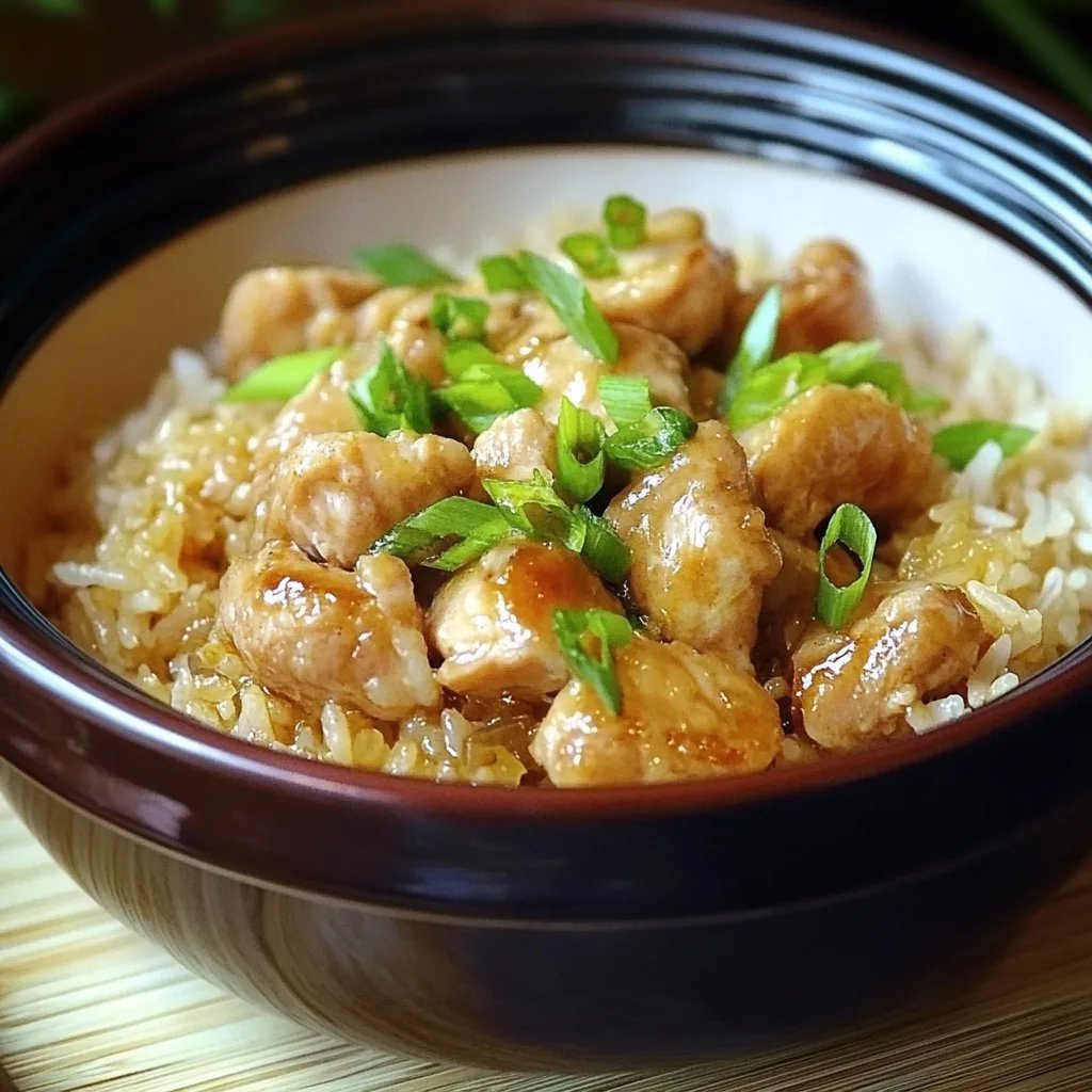 Chicken Ginger Rice