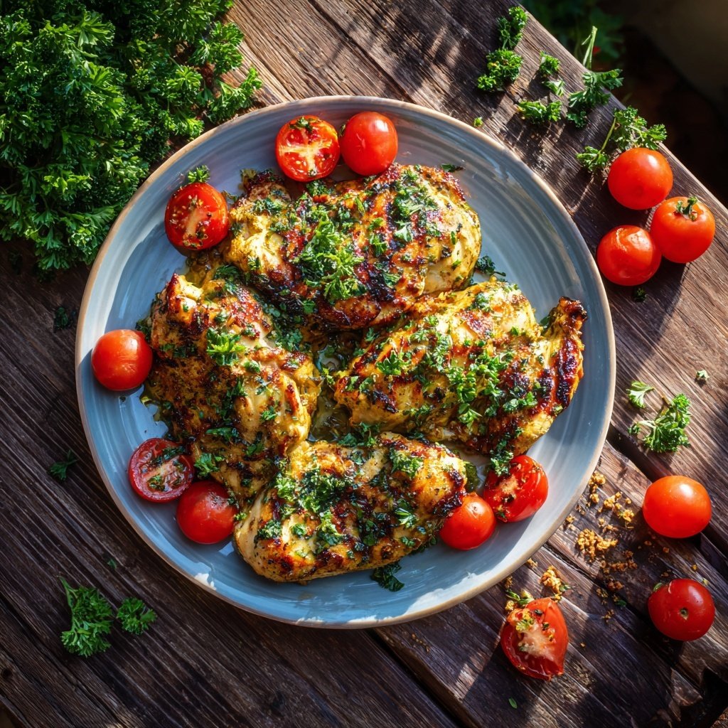 Mediterranean Grilled Chicken Plate