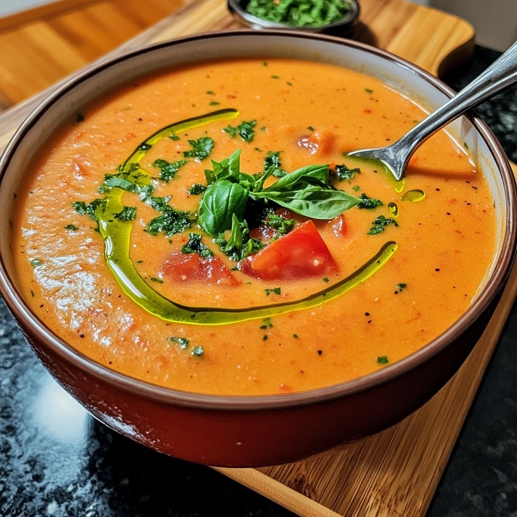Homemade Creamy Tomato Soup Recipe