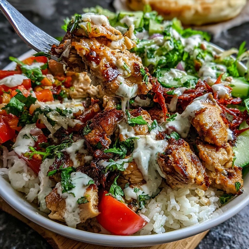 Easy Healthy Chicken Shawarma Bowl