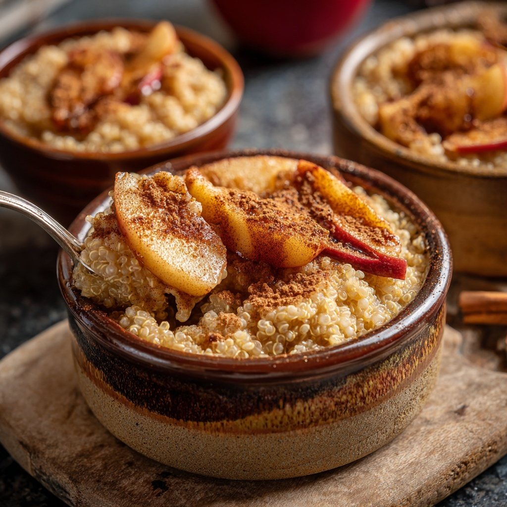 Apple Cinnamon Breakfast Quinoa