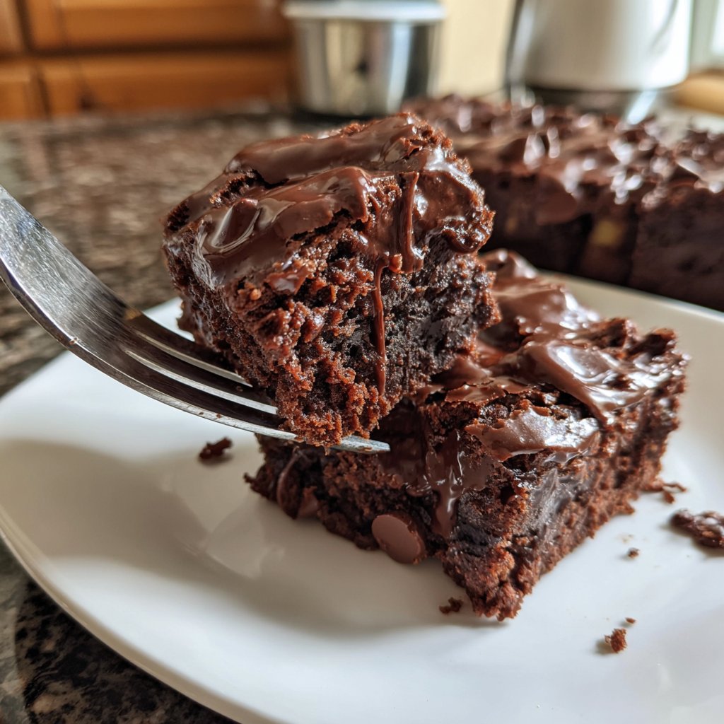 Chocolate Banana Brownies