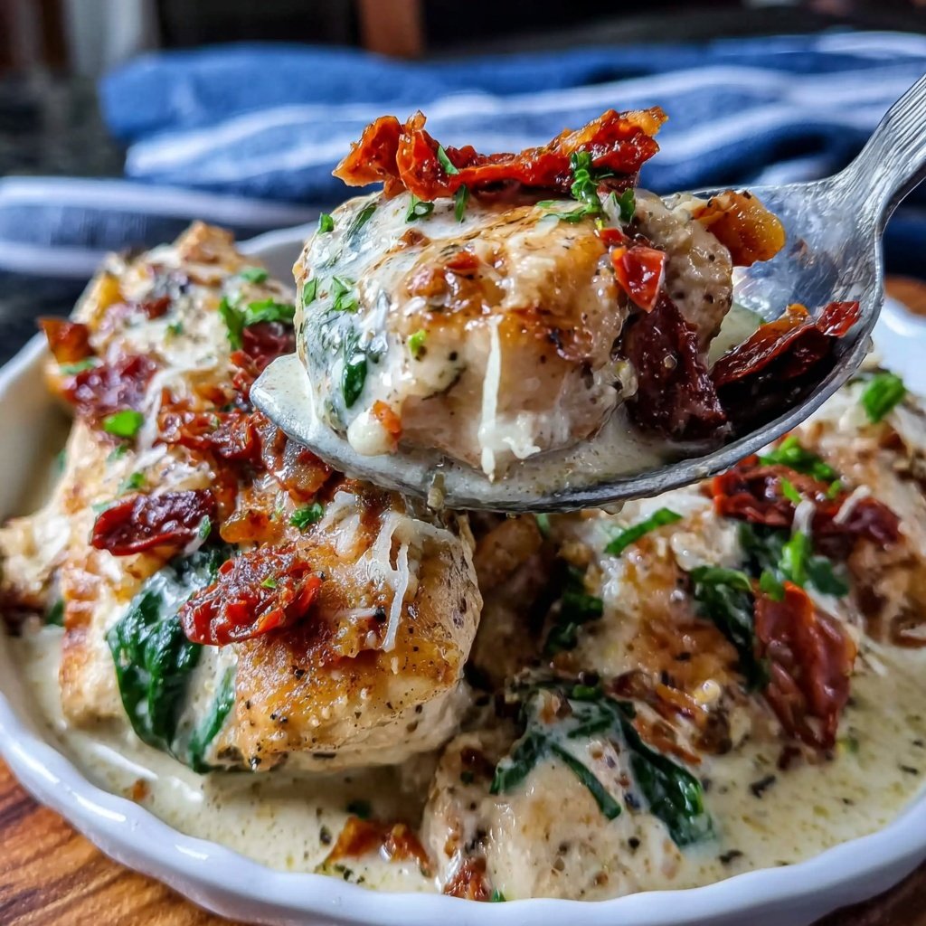 Food Recipes Creamy Tuscan Chicken