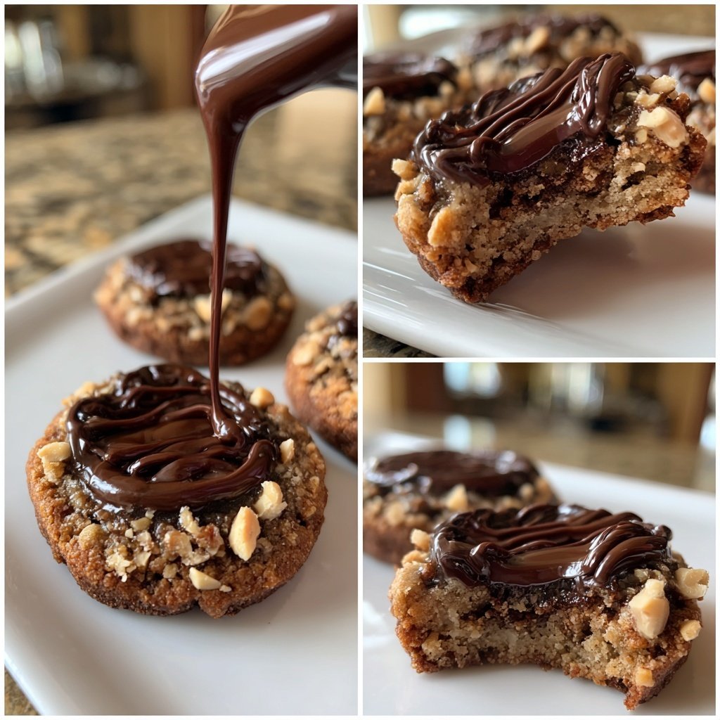 Chocolate Hazelnut Thumbprint Cookies