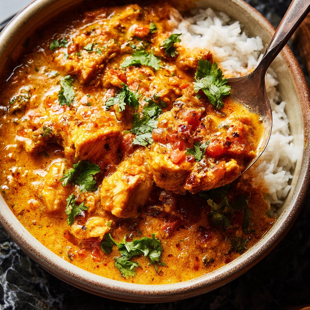 Creamy Slow Cooker Chicken Tikka Masala